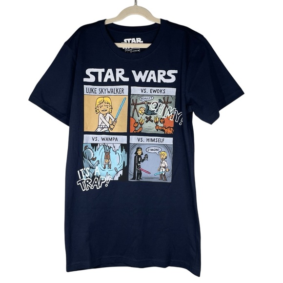 Boys/Men Disney Star Wars “Luke skywalker vs.” graphic T-Shirt. Size small. - Picture 2 of 5